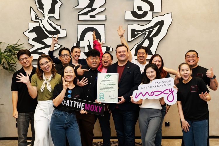 Moxy Bangkok Ratchaprasong Earns 4-Leaf Green Leaf Sustainability Standard - TRAVELINDEX